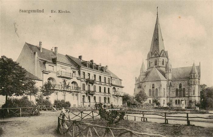 Saargemuend Sarreguemines 57 Moselle Ev Kirche