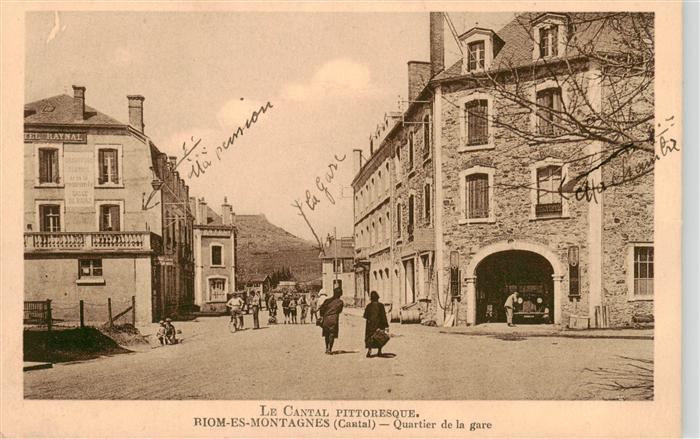 Riom-es-Montagnes 15 Cantal Le Cantal pittoresque Quartier de la gare