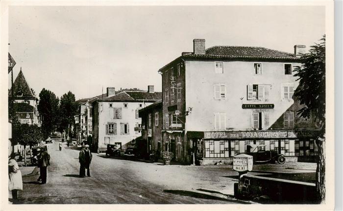 Massiac 15 Cantal Route Nationale et Allee des Peupliers