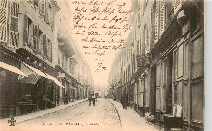 Mauriac 15 Cantal La Grande Rue