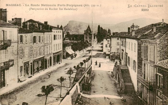 Massiac 15 Cantal La Route Nationale Paris Perpignan