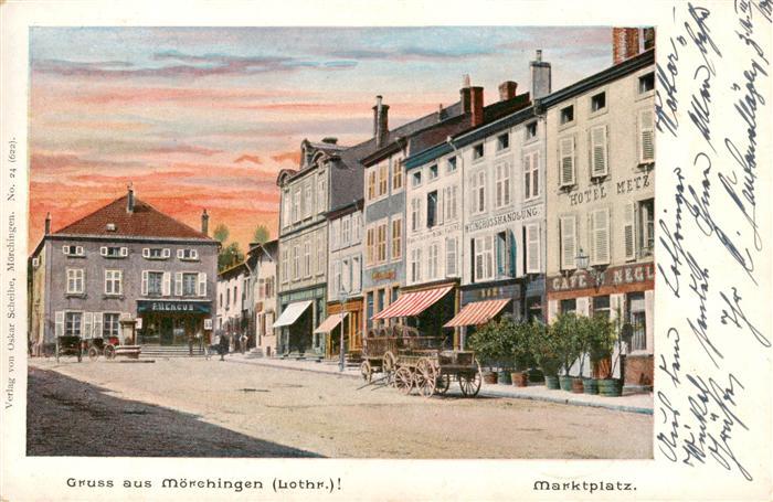 Moerchingen Morhange 57 Moselle Lothringen Marktplatz