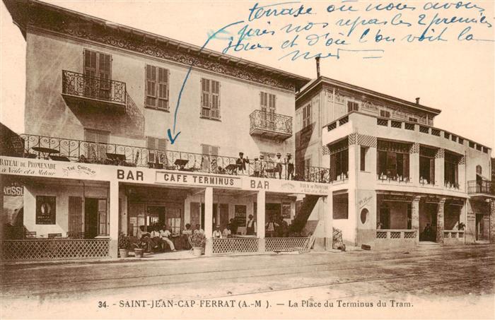 Cap-Ferrat La Place du Terminus du Tram