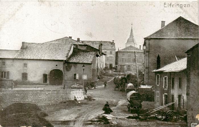 Elfringen Avricourt Sarrebourg 57 Moselle Dorfpartie Feldpost