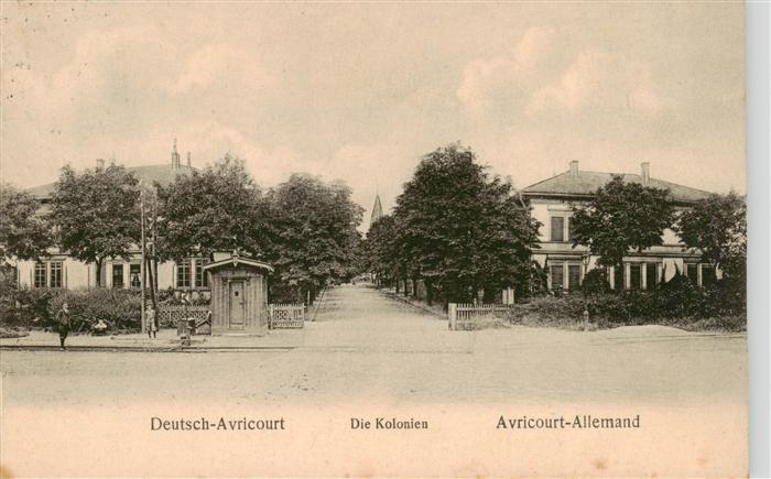Deutsch-Avricourt 57 Moselle Die Kolonien