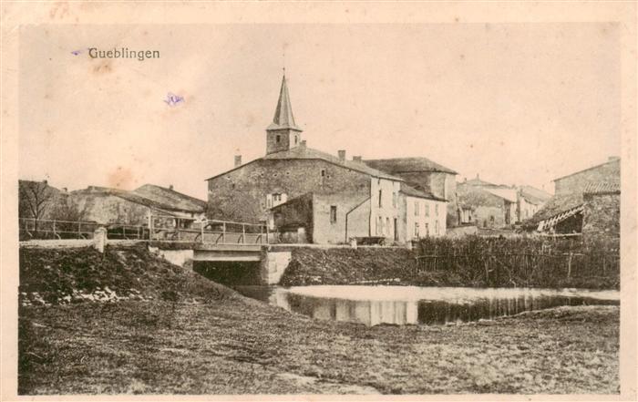 Gueblingen Guebling 57 Moselle Ortspartie Feldpost