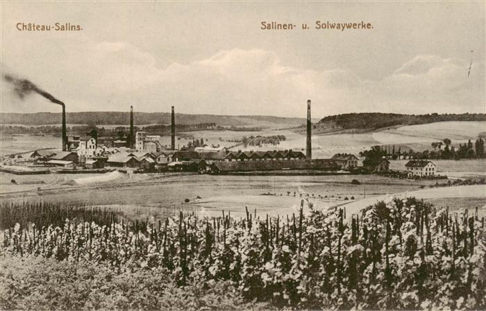 Chateau-Salins 57 Moselle Salinen und Solwaywerke