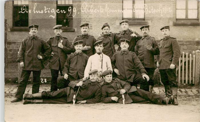 Bitsch Bitche 57 Moselle Lothringen Die lustigen 99er Arbeitskommandos Sold