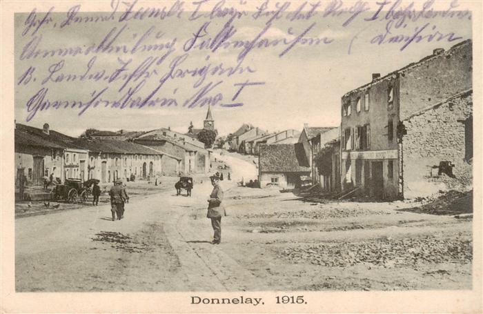 Donnelay 57 Moselle Strassenpartie