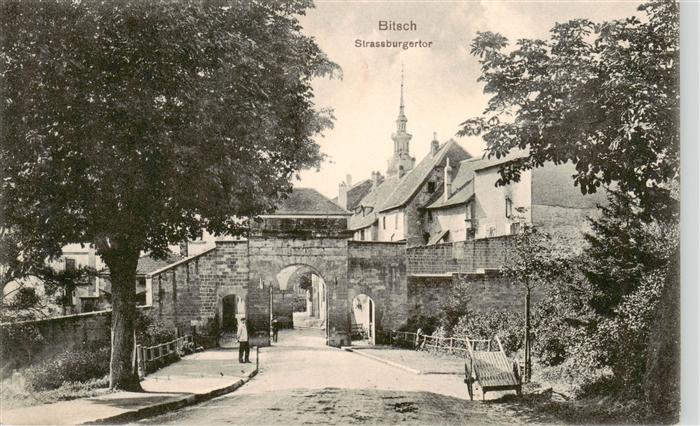 Bitsch Bitche 57 Moselle Lothringen Strassburgertor