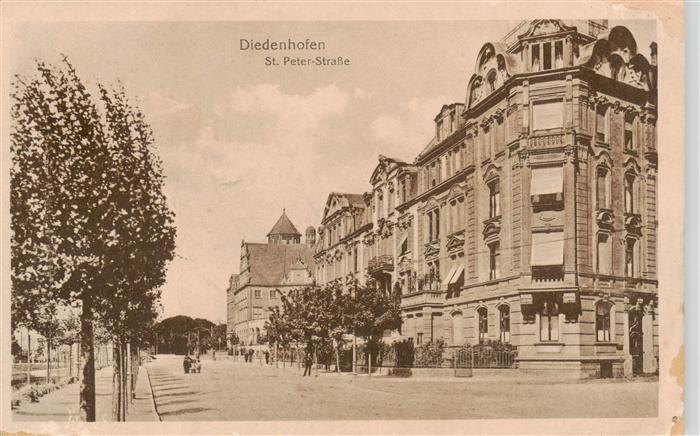 Diedenhofen Thionville 57 Moselle St Peter Strasse Feldpost