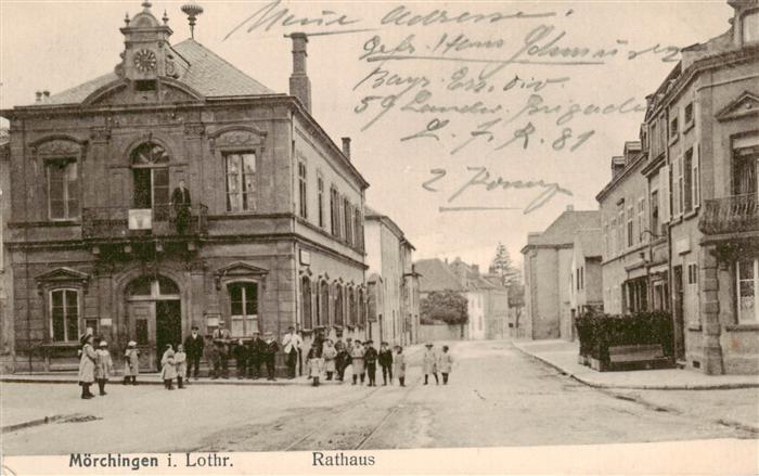 Moerchingen Morhange 57 Moselle Lothringen Rathaus Feldpost