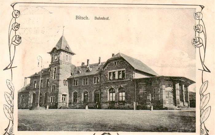 Bitsch Bitche 57 Moselle Lothringen Bahnhof