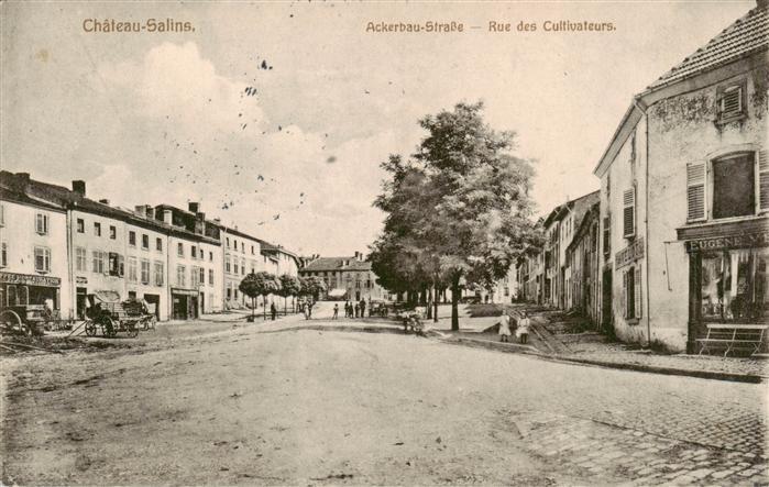 Chateau-Salins 57 Moselle Ackerbau Strasse