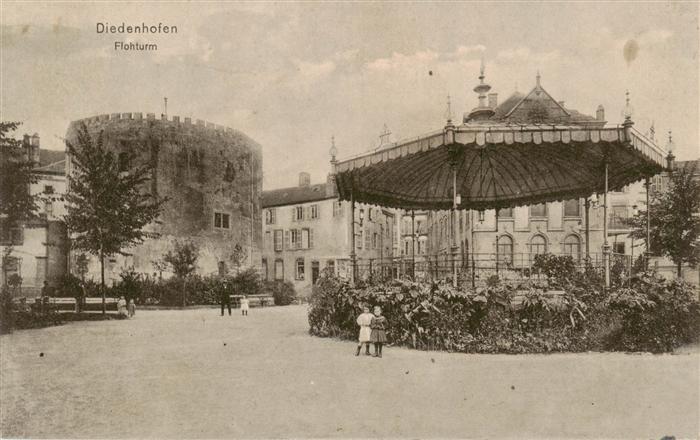 Diedenhofen Thionville 57 Moselle Flohturm Feldpost