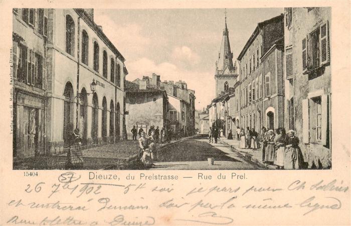 Dieuze Duss 57 Moselle Rue du Prel