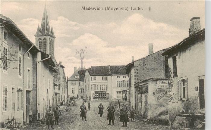 Medewich Moyenvic 57 Moselle Ortspartie