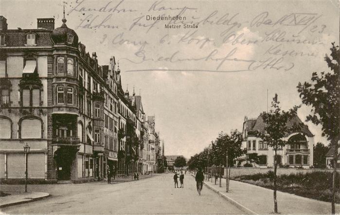 Diedenhofen Thionville 57 Moselle Metzer Strasse Feldpost