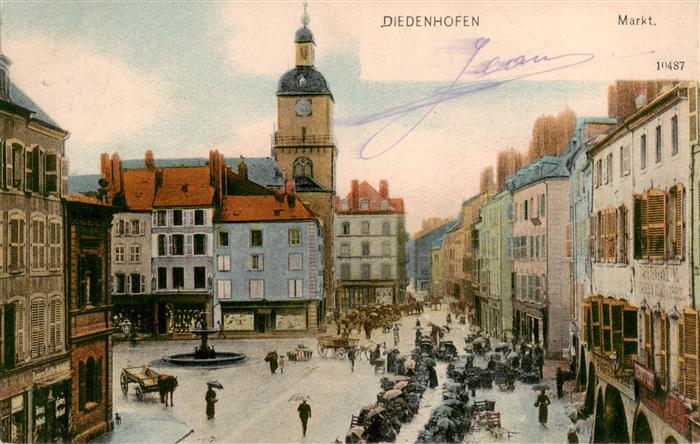 Diedenhofen Thionville 57 Moselle Markt