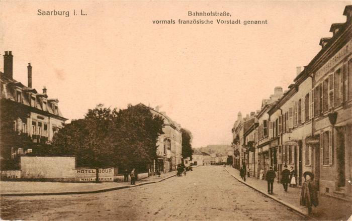 Saarburg Lothringen Sarrebourg 57 Mosell Bahnhofstrasse