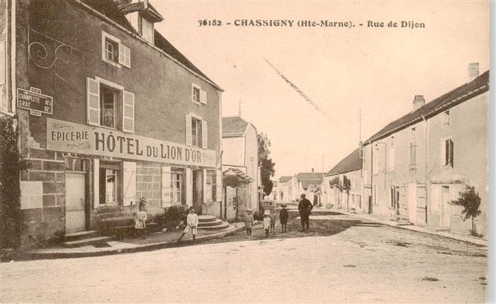 Chassigny 52 Haute-Marne Rue de Dijon