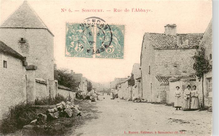 Soncourt-sur-Marne 52 Haute-Marne Rue de l'Abbaye
