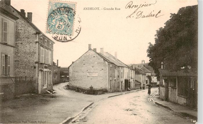 Andelot-Blancheville 52 Haute-Marne Grande Rue