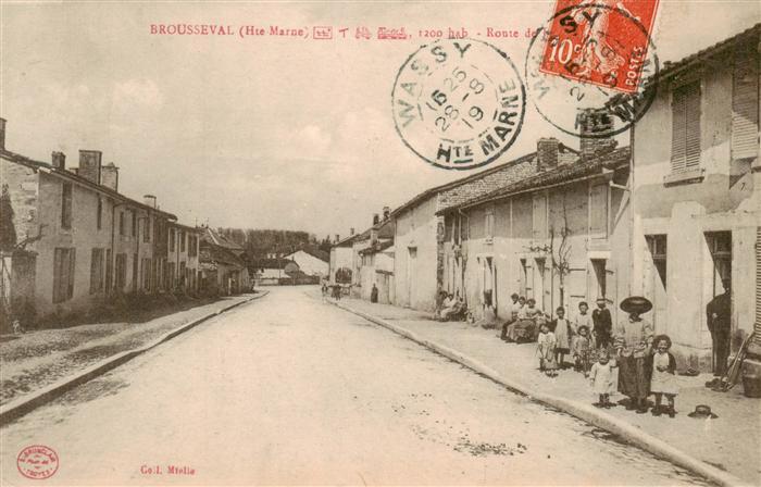 Brousseval 52 Haute-Marne Rue
