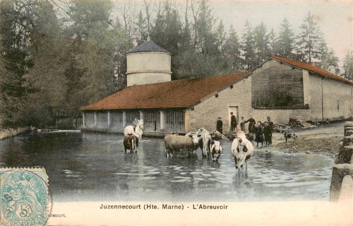 Juzennecourt 52 Haute-Marne L Abreuvoir