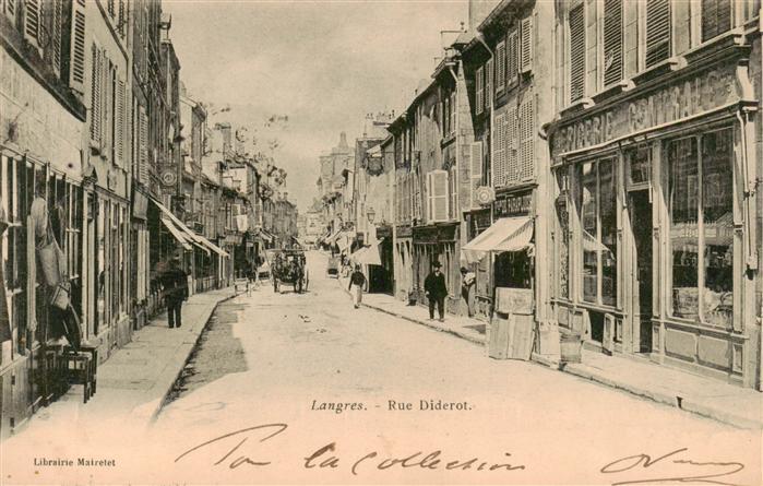Langres 52 Haute-Marne Rue Diderot
