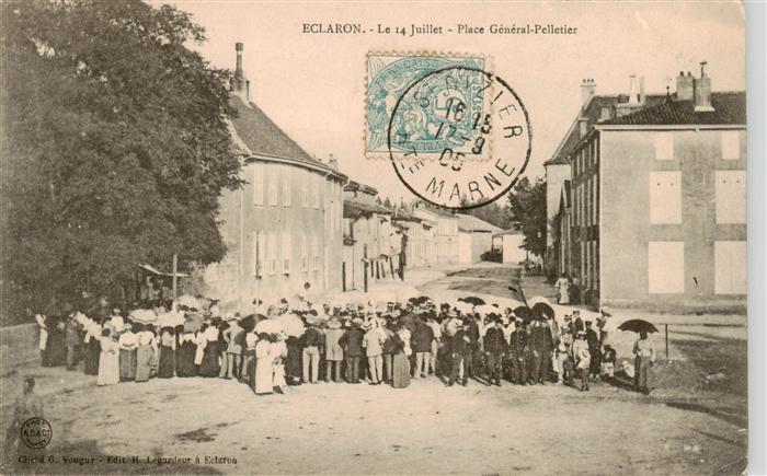 Eclaron-Braucourt-Sainte-Liviere 52 Haut Le 14 Juillet Place General Pelletier