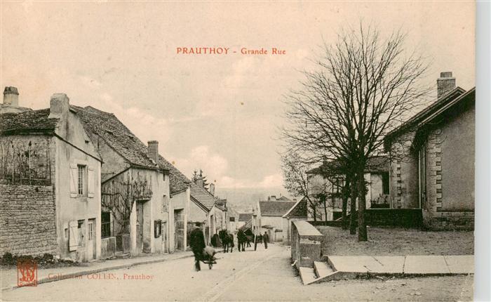Prauthoy 52-Haute-Marne Grande Rue