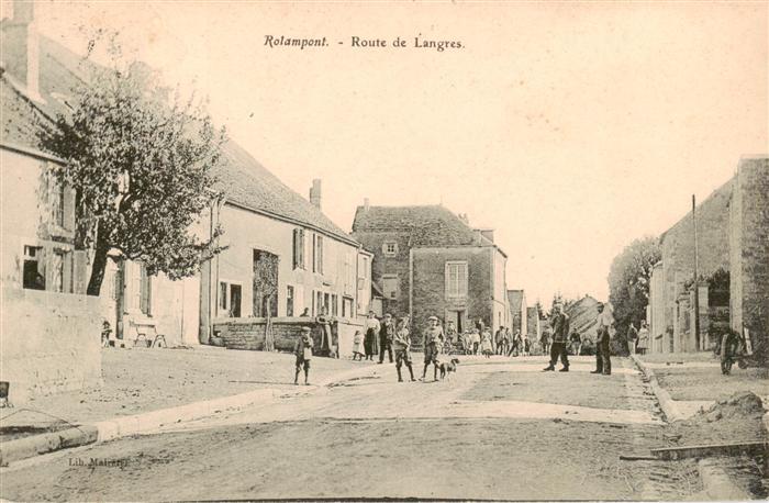 Rolampont 52-Haute-Marne Route de Langres