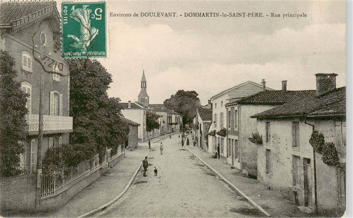 Dommartin-le-Saint-Pere 52 Haute-Marne Rue Principale