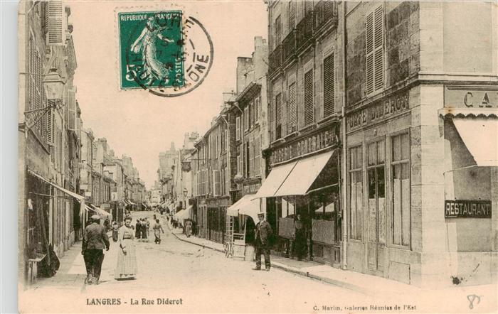 Langres 52 Haute-Marne Rue Diderot