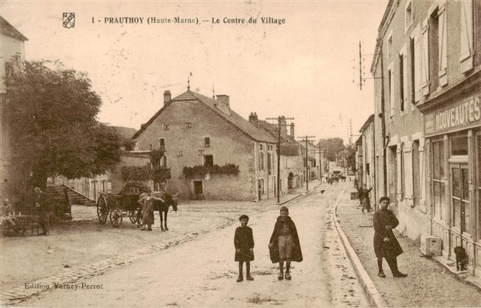 Prauthoy 52-Haute-Marne Centre du village