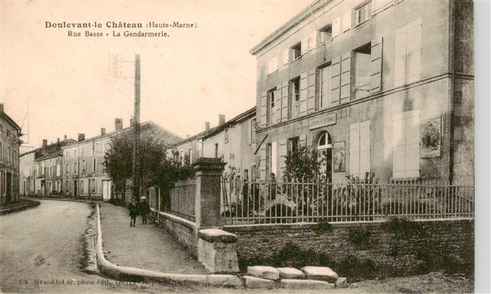 Doulevant-le-Chateau 52 Haute-Marne Rue Basse la Gendarmerie