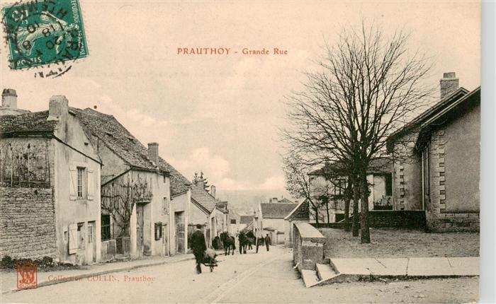 Prauthoy 52-Haute-Marne Grande Rue