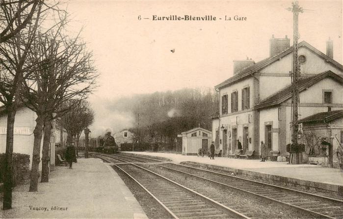 Eurville-Bienville 52 Haute-Marne La Gare Bahnhof