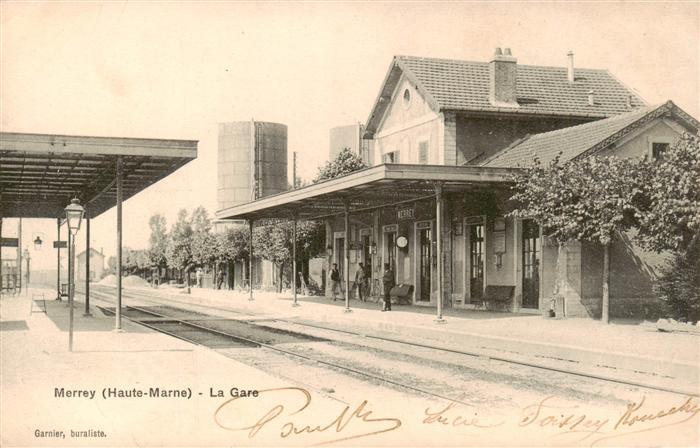 Merrey 52 Haute-Marne La Gare Bahnhof