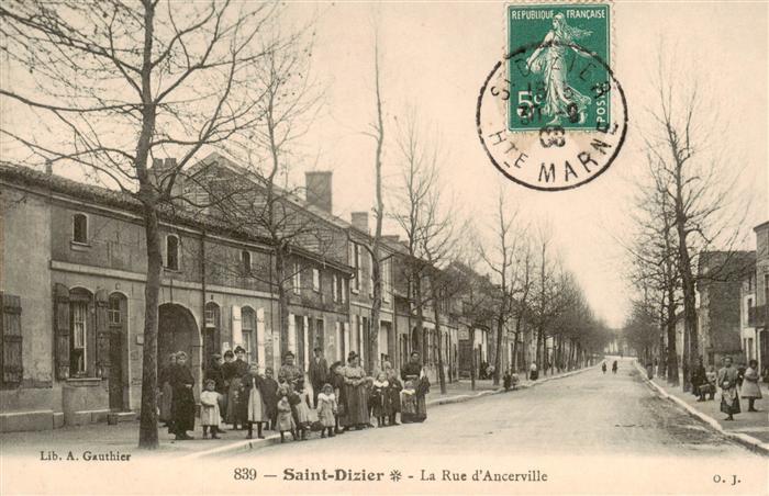 Saint-Dizier 52 Haute-Marne Rue d Ancerville