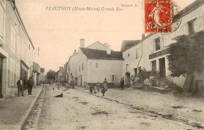 Prauthoy 52-Haute-Marne Grande Rue