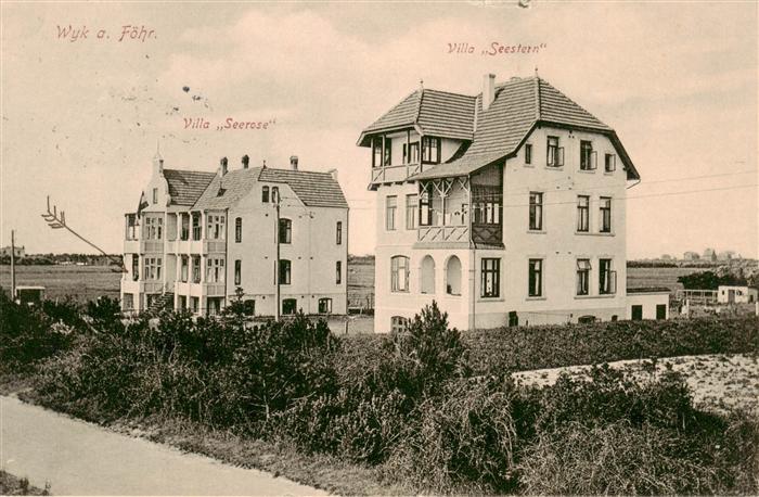 Wyk  Foehr Villa Seestern und Villa Seerose