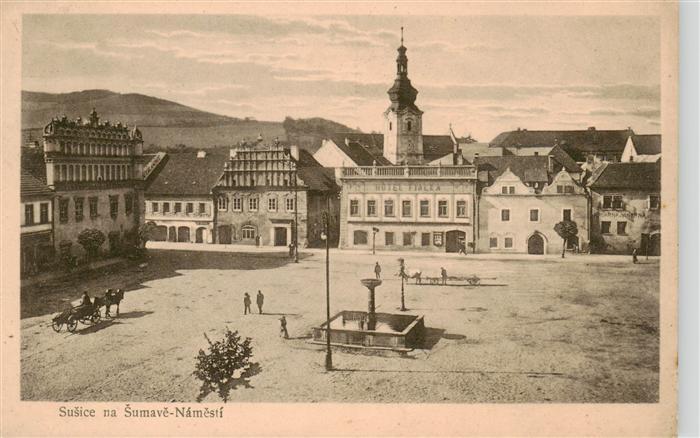 Susice Schuettenhofen CZ Hotel Fialka Sumave-Namesti