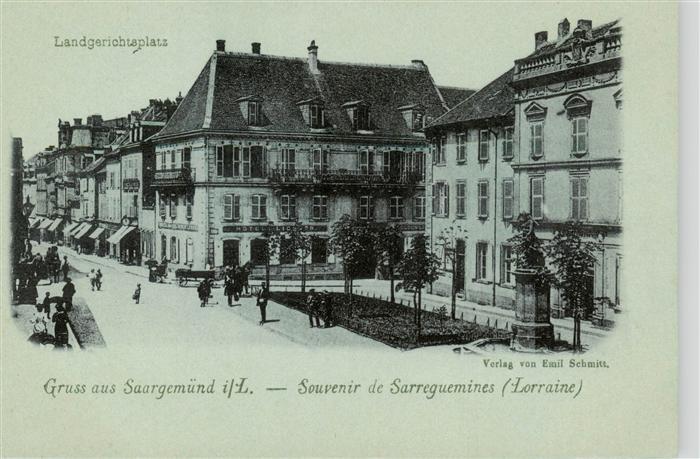 Saargemuend Sarreguemines 57 Moselle Landgerichtsplatz