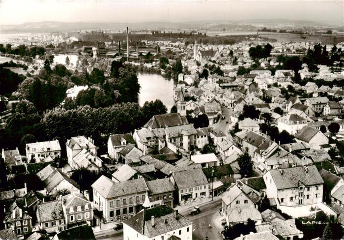 Audincourt Centre ville vue aérienne
