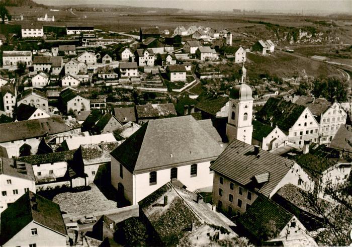 Altmannstein Ortsansicht mit Kirche