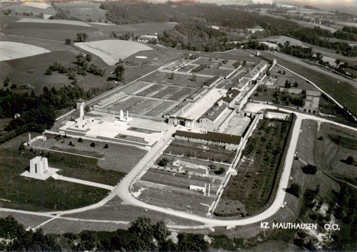 Mauthausen Oberoesterreich AT Fliegeraufnahme