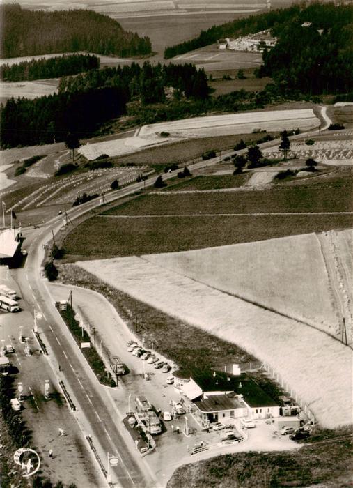 Toepen Rasthaus Toepen am Zonenuebergang Fliegeraufnahme