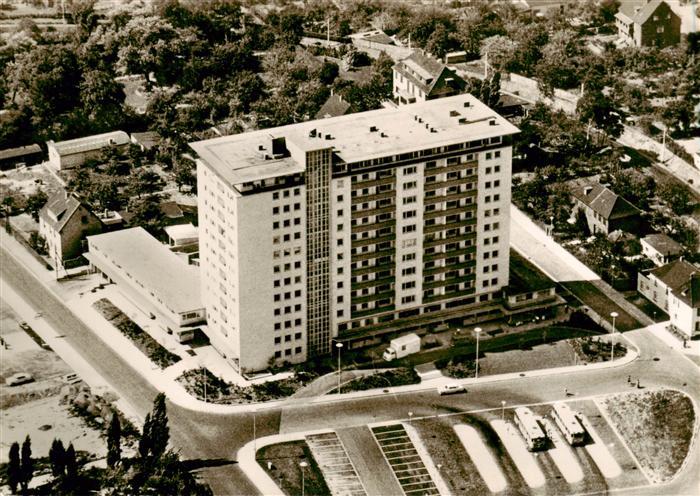 Monheim Rhein Hochhaus Rathausplatz Fliegeraufnahme